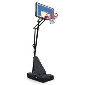 Portable Basketball Hoop for Youth Adults & Professional Match,Adjustable Height 8.04 ft to 10.01 ft,39 inch Backboard with Rebound System