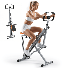 Home squat machine, a 330-pound weight-bearing lower body exercise equipment with adjustable resistance, foldable fitness machine (Color: Silver)