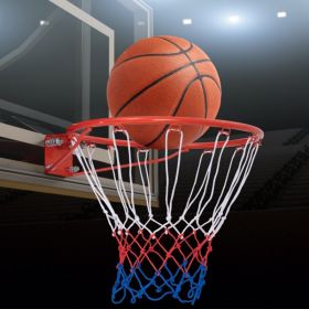 18 Inch Basketball Rim Goal Replacement with All Weather Net and Mounting Hardware (Select: 18 Inch (D.), Color: Orange)